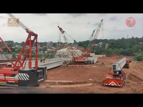 How is PCI Girder Lifted by the Scania Trailer Truck