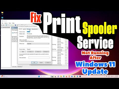 How To Fix Print spooler Service Not Running After Windows 11 Update