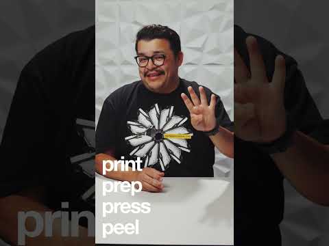 The Sublimation Method in 45 Seconds 🎨🖨️