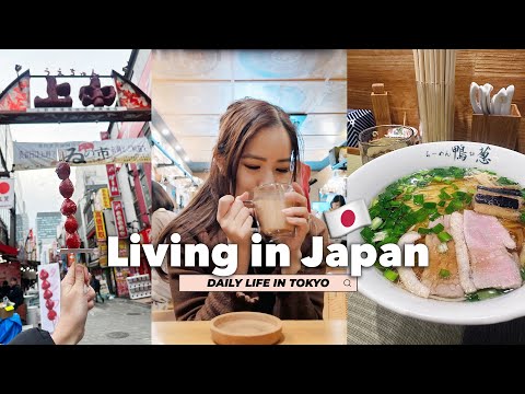 Daily Life LIVING IN JAPAN 🇯🇵 - Girl's Day in Ueno - DUCK RAMEN & MASSAGE CAFE - Tokyo Life