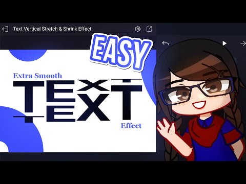 Text Vertical Stretch & Shrink Effect Tutorial in Alight Motion