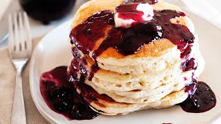 Homemade Blueberry Pancake Syrup Recipe