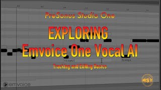 Exploring Emvoice One Vocal AI In Studio One - Home Studio Trainer Show