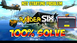 Raider Six Game Error Problem / Raider six Game Not Open Problem / Raider Six Loading Problem