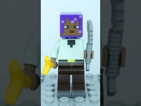 Efe minifigure from LEGO Minecraft The Animal Sanctuary (21253) Stop Motion Speed Build