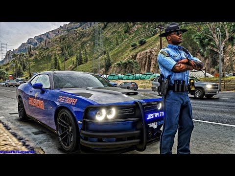 Playing GTA 5 As A POLICE OFFICER Highway Patrol| GTA 5 Lspdfr Mod| Live