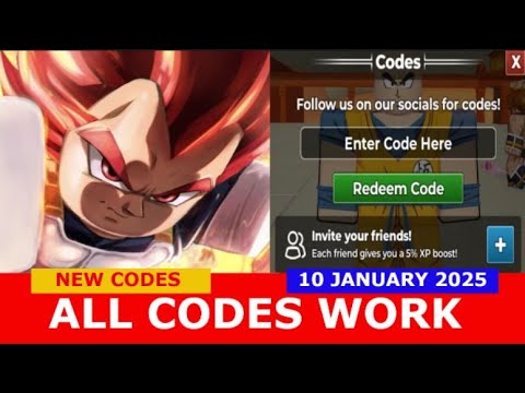 *NEW CODES* [SSJG1] Dragon Soul | Anime Adventure ROBLOX | ALL CODES | JANUARY 10, 2025