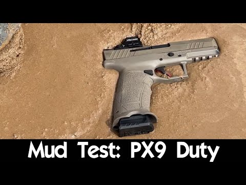 $300 handgun in mud!