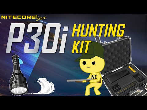 Nitecore P30i Hunting Flashlight Kit - 2000 Lumen 1093 Yard Ultra Long Throw