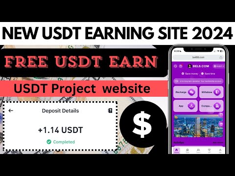 New USDT Mining site today | daily earning website | new project usdt income site