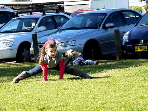 Cartwheel fun in Dee Why