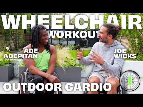 Wheelchair Workout with Ade Adepitan | Workout 1: Outdoor Cardio | Joe Wicks Workouts