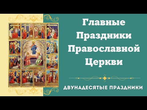 Main Orthodox Holidays. Twelve Great Feasts. Church Holidays. Orthodox Calendar