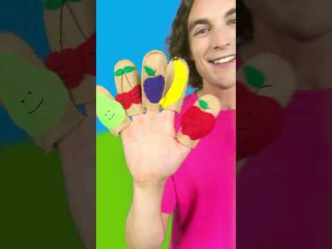 Yummy Fruits with the Finger Family Song! 🍐🍎🍌🍒 #fingerfamily