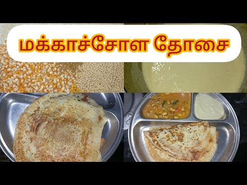 மக்காச்சோள தோசை | corn dosai recipe in tamil @sutharsanalifestyle308