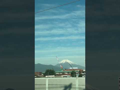 新干线上拍富士山🗻1 #日本之旅 #日本百景 #travel #富士山