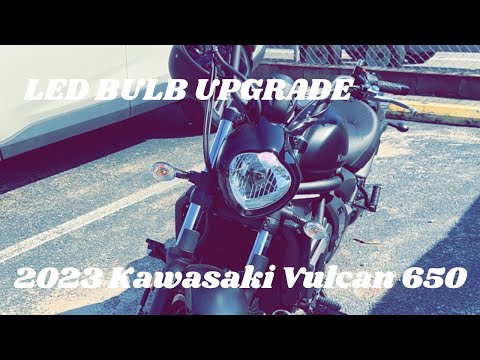 Kawasaki Vulcan 650 LED Headlight Bulb Install