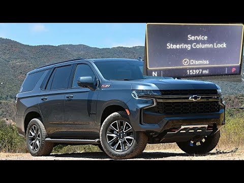 “Service Steering Column Lock” warning in Chevy Tahoe