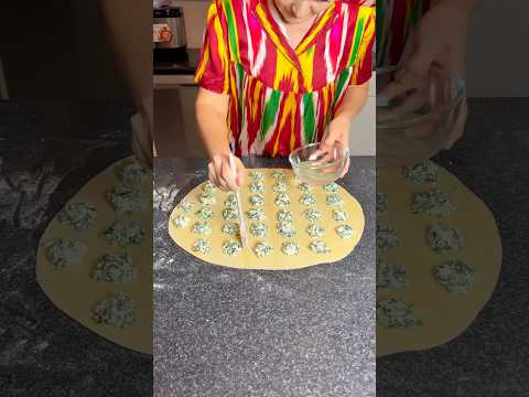 Ravioli with ricotta and spinach/Равиоли с рикоттой и шпинатом #food #cook #recipe #coook