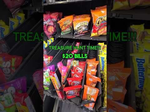 Hiding $20 Bills In My Snack and Pop Machines!!