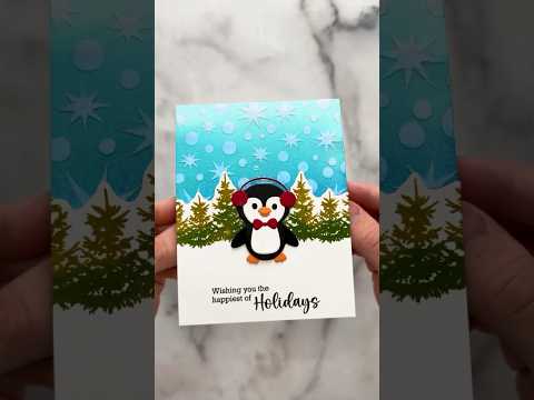 Make An Easy DIY Christmas Card With Me! #asmr #asmrsounds #art #craft