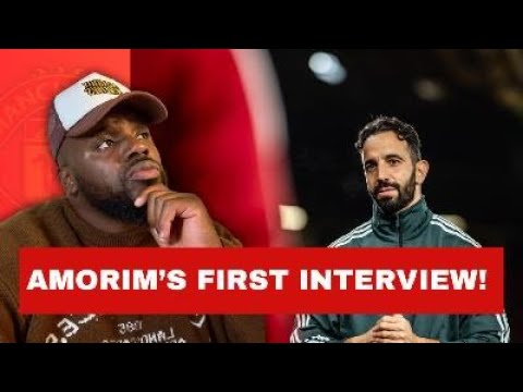 Ruben Amorim's First Interview as Manchester united HEAD COACH