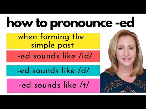 The 3 Sounds of -ED | Forming the Regular Past Tense of Verbs