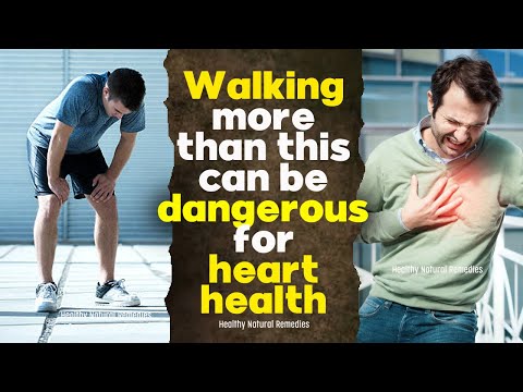 Walking more than this can be Dangerous for Heart! How many steps should Heart Patient walk daily?"