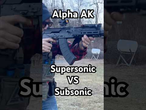 AK47 Suppressed Supersonic VS Subsonic Test Npap M92