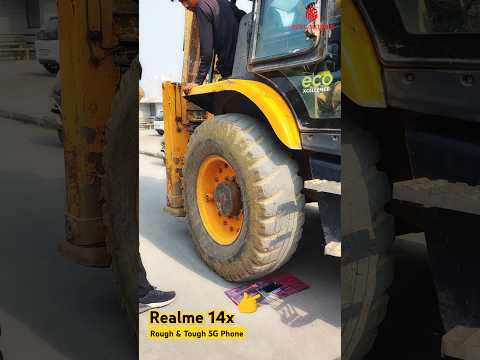 Part - 2 JCB 📱🚜 Realme 14x 5G 🔥 Rough & Tough 💪 #realme14x #realme14x5g #realmeindia #realme