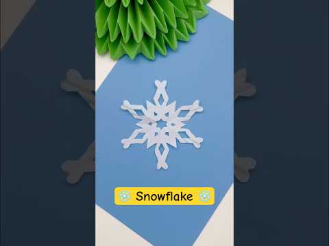 DIY Snowflake ❄️ How to Make Snowflake Out of Cupcake liners | Cutting Paper Snowflakes❄️ #shorts