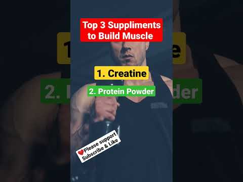 Muscle Building Suppliments | TOP 3 | Fat Loss | #fitness #shorts #viral #shortsvideo