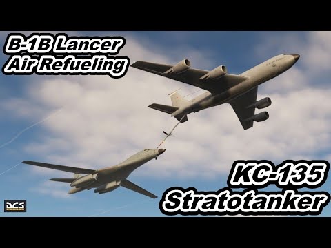 DCS World Boeing KC-135 Stratotanker Air Refueling Rockwell B-1B Lancer Strategic Bomber !