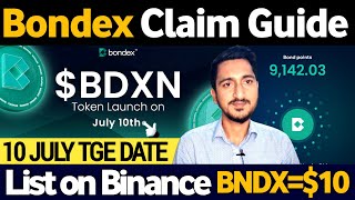 Bondex Mining $BDXN Tokan Claim and TEG, List on Binance etc Guide | Bondex Price Prediction