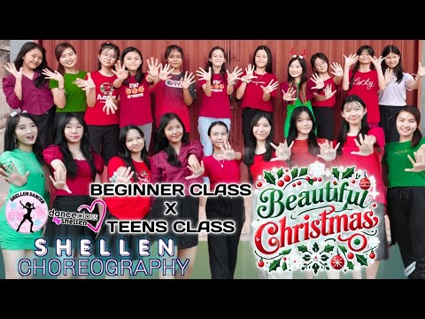 BEAUTIFUL CHRISTMAS DANCE Red Velvet X aespa CHOREOGRAPHY BY SHELLEN [ INDONESIA ] Teens X Beginner