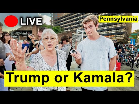 IRL ASKING Americas Most Important Voters Who They Are Voting For | Pennsylvania