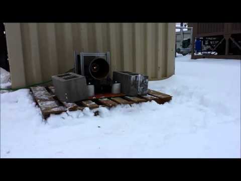 University of Cincinnati Hybrid Rocket Engine Test 1 Angle 1