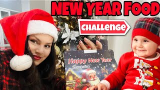 NEW YEAR FOOD | CHALLENGE ME BABY REIN