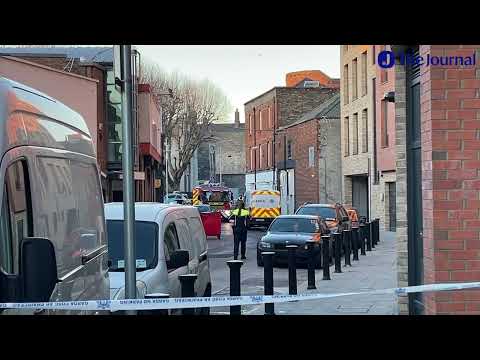 Emergency services at scene of explosion at homeless shelter in Dublin