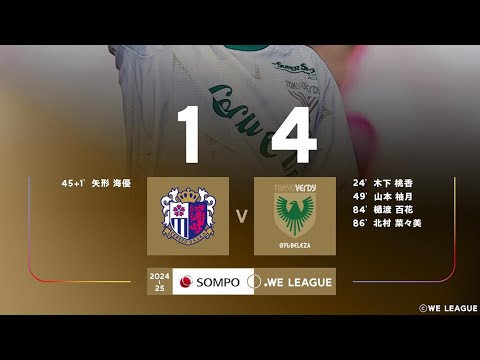 Cerezo Osaka Yanmar 1X4 Tokyo Verdy Beleza: Melhores Momentos: Liga Japonesa Feminina 🇯🇵🏟🏆: 4-Rodada