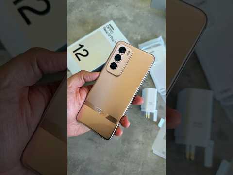 OPPO Reno12 Pro Gold DUBAI Unboxing 🤩 #SHORTS