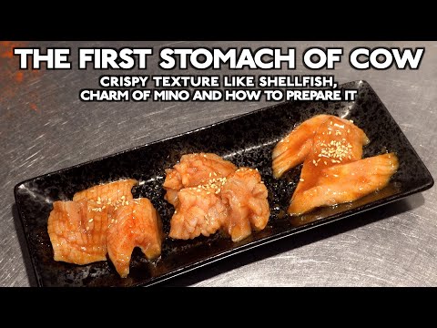 [1st stomach of cow] Crispy texture like shellfish, charm of Mino and how to prepare it