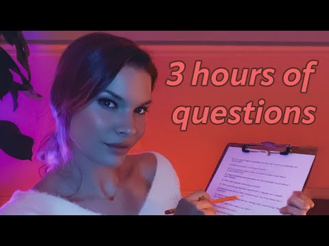 ASMR Will You Answer All 333+ Personal Questions?