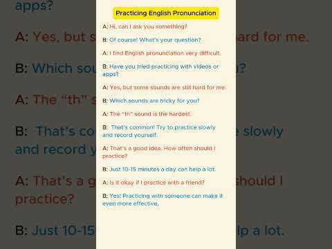 Practicing English Pronunciation: Simple Tips for Beginners #Shorts