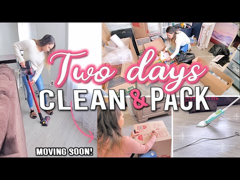 EXTREME CLEANING, DECLUTTER AND PACK WITH ME TO MOVE!! /EXTREME SPEED CLEANING MOTIVATION 2021