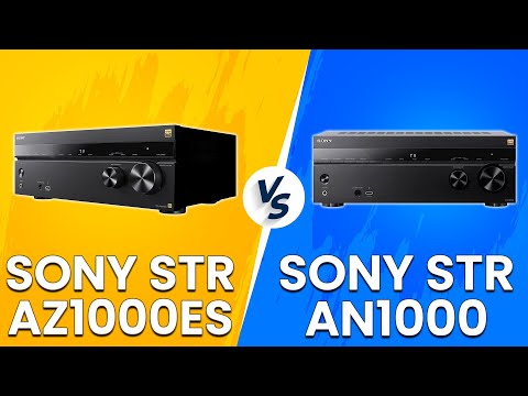 Sony STR AZ1000ES vs Sony STR AN1000 7.2 - AV Receiver Comparation! (Which One Superior?)