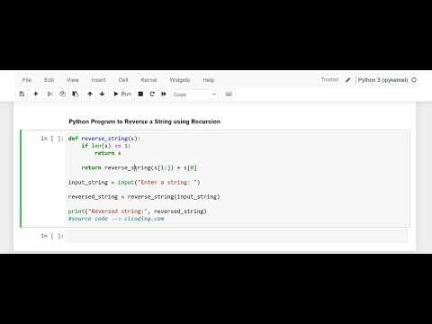 Day 68: Python Program to Reverse a String using Recursion