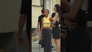 Russian beautiful girls, summer in Moscow, Russia, #viral #short #trending #streetstyle