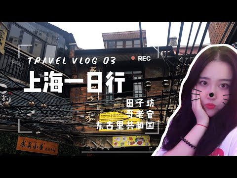 🌈VLOG | Shanghai One-day Trip | Exploring Tianzifang Cuisine🌭️ | Republic of Acorn | EP003