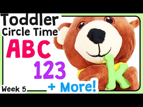 Videos for Toddlers - Circle Time Preschool Learning Letters, Numbers, Shapes & More | Boey Bear